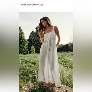Zara Linen Blend Dress